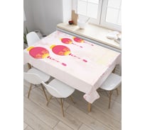 Прямоугольная скатерть JoyArty Летающие светильники из сатена tc_38801_120x145