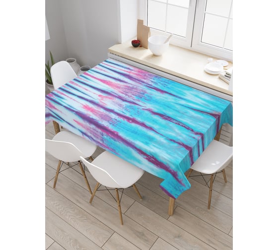 Прямоугольная скатерть JoyArty Красочный купол из сатена tc_20345_120x145