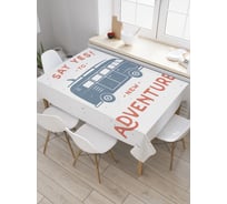 Прямоугольная скатерть JoyArty Новые приключения из сатена tc_22046_120x145