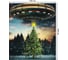 Прямоугольная скатерть JoyArty Новый год у пришельцев из сатена tc_6792_120x145 2