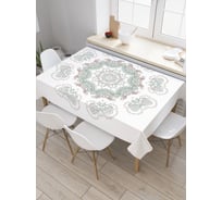 Прямоугольная скатерть JoyArty Магия цветка из сатена tc_21222_120x145