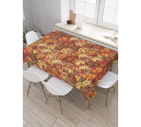 Прямоугольная скатерть JoyArty Обрядная чешуя из сатена tc_32122_120x145