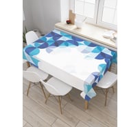 Прямоугольная скатерть JoyArty Пазл с кругами из сатена tc_21922_120x145