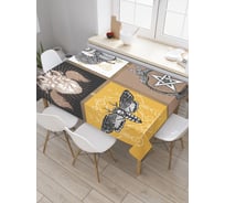 Прямоугольная скатерть JoyArty Магические символы из сатена tc_19375_120x145