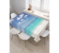 Прямоугольная скатерть JoyArty Легкий бриз из сатена tc_29134_120x145