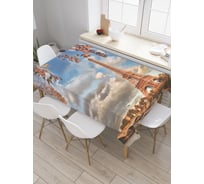 Прямоугольная скатерть JoyArty Парижская мечта из сатена tc_2777_120x145
