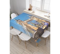 Прямоугольная скатерть JoyArty Огни Тауэрского моста из сатена tc_9418_120x145