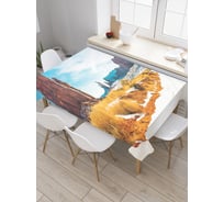 Прямоугольная скатерть JoyArty Ослепительная долина из сатена tc_20126_120x145