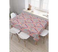Прямоугольная скатерть JoyArty Острые плитки из сатена tc_26702_120x145