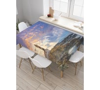 Прямоугольная скатерть JoyArty Маяк близко из сатена tc_12362_120x145