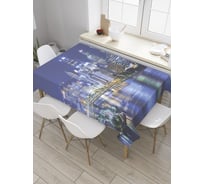 Прямоугольная скатерть JoyArty Ночной мегаполис из сатена tc_28324_120x145