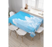 Прямоугольная скатерть JoyArty Облачный орел из сатена tc_16571_120x145