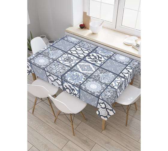 Прямоугольная скатерть JoyArty Орнамент фантазий из сатена tc_30798_120x145 1