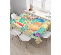 Прямоугольная скатерть JoyArty Памятные фотографии из сатена tc_2391_120x145