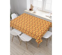 Прямоугольная скатерть JoyArty Огненный лотос из сатена tc_31682_120x145