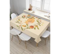 Прямоугольная скатерть JoyArty Лиса, лисичка, лис... из сатена tc_79754_120x145