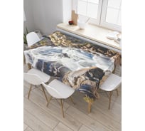 Прямоугольная скатерть JoyArty Любование водопадом из сатена tc_22021_120x145