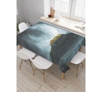 Прямоугольная скатерть JoyArty Лунная ночь из сатена tc_29772_120x145