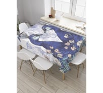 Прямоугольная скатерть JoyArty Пара фазанов из сатена tc_8617_120x145