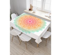 Прямоугольная скатерть JoyArty Пламенные переливы из сатена tc_21212_120x145