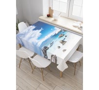 Прямоугольная скатерть JoyArty Облачное небо из сатена tc_29519_120x145