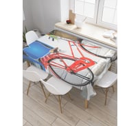 Прямоугольная скатерть JoyArty Любовная доставка из сатена tc_3393_120x145