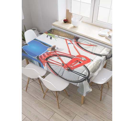 Прямоугольная скатерть JoyArty Любовная доставка из сатена tc_3393_120x145 1