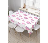 Прямоугольная скатерть JoyArty Небесные шары из сатена tc_23325_120x145