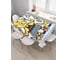Прямоугольная скатерть JoyArty Кот на тренировке из сатена tc_36979_120x145 1
