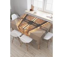 Прямоугольная скатерть JoyArty Оттенки полуночи из сатена tc_885_120x145