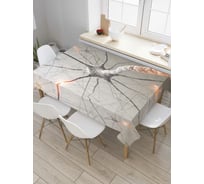 Прямоугольная скатерть JoyArty Нейроны из сатена tc_4495_120x145