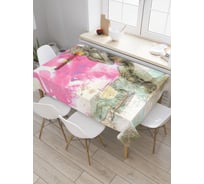 Прямоугольная скатерть JoyArty Милый монстрик из сатена tc_30035_120x145