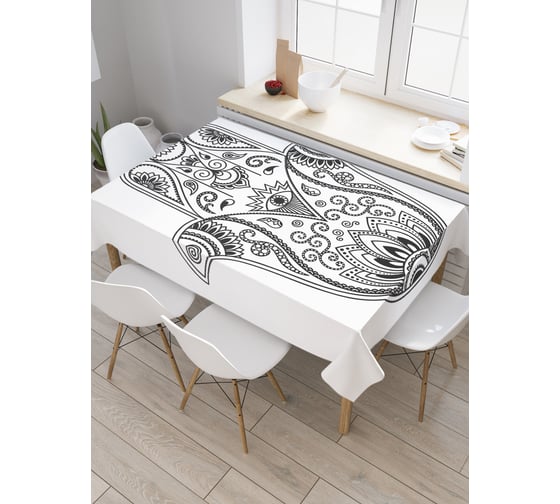 Прямоугольная скатерть JoyArty Магическая символика из сатена tc_19256_120x145 1