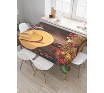Прямоугольная скатерть JoyArty Ковбойское украшение из сатена tc_23101_120x145