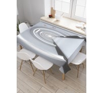 Прямоугольная скатерть JoyArty Космический тоннель из сатена tc_21660_120x145