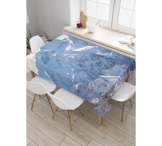 Прямоугольная скатерть JoyArty Непроходимая гора из сатена tc_20417_120x145 1