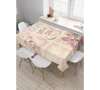Прямоугольная скатерть JoyArty Нежность роз из сатена tc_29978_120x145
