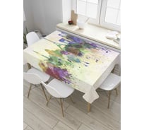Прямоугольная скатерть JoyArty Краски путешествий из сатена tc_8550_120x145