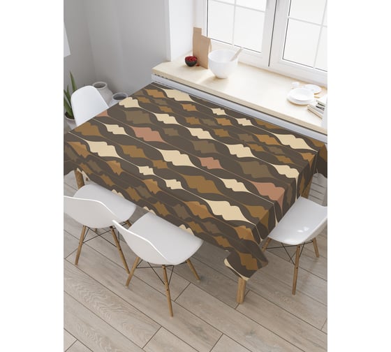 Прямоугольная скатерть JoyArty Падающий декор из сатена tc_26965_120x145 1