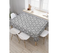 Прямоугольная скатерть JoyArty Металлическая защита из сатена tc_4527_120x145