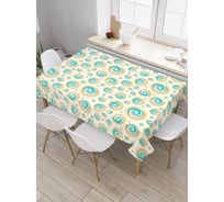 Прямоугольная скатерть JoyArty Магические спирали из сатена tc_20786_120x145