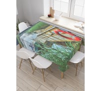 Прямоугольная скатерть JoyArty Незаметный причал из сатена tc_3525_120x145