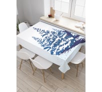 Прямоугольная скатерть JoyArty Любопытный олень из сатена tc_21427_120x145