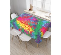 Прямоугольная скатерть JoyArty Красочные мазки из сатена tc_29889_120x145