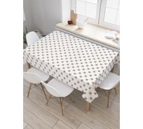 Прямоугольная скатерть JoyArty Маленькие ромбы из сатена tc_30718_120x145