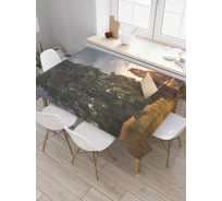Прямоугольная скатерть JoyArty Лесное здоровье из сатена tc_21327_120x145