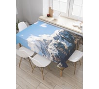 Прямоугольная скатерть JoyArty Небо в горах из сатена tc_20421_120x145