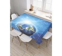 Прямоугольная скатерть JoyArty Космический свет из сатена tc_9880_120x145