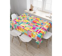 Прямоугольная скатерть JoyArty Красочный сигнал из сатена tc_31034_120x145