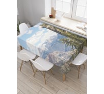Прямоугольная скатерть JoyArty Неприступный лес из сатена tc_20750_120x145